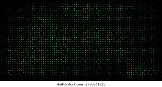 Textura de Vector verde oscuro con discos. Ilustración con conjunto de círculos abstractos coloridos brillantes. El patrón se puede utilizar para anuncios, folletos de líquido.

