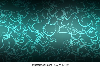 Dark Green vector texture with hot peppers. peppers on blurred abstract background with colorful gradient. Pattern for ad, booklets, leaflets of restaurants.