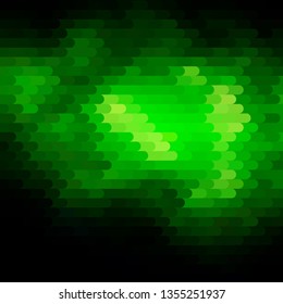 Dark Green vector texture with lines. Gradient abstract design in simple style with sharp lines. Template for your UI design.