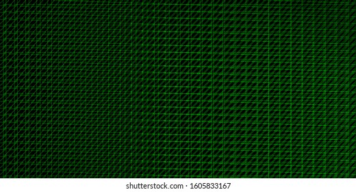 Dark Green vector texture with lines. Gradient illustration with straight lines in abstract style. Pattern for ads, commercials.