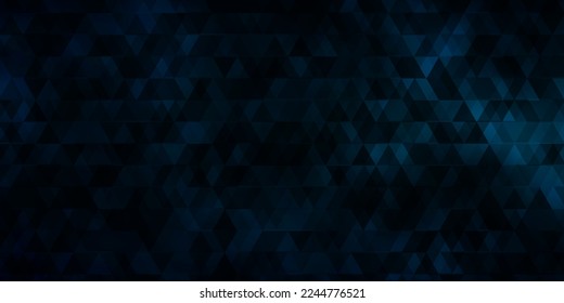 Dark Green vector texture with lines, triangles. Shining abstract illustration with colorful triangles. Best design for posters, banners.