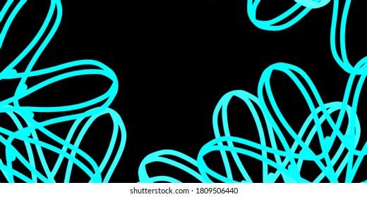 Dark Green vector texture with memphis shapes. Colorful abstract forms with gradient in simple style. Simple illustration for your web site.