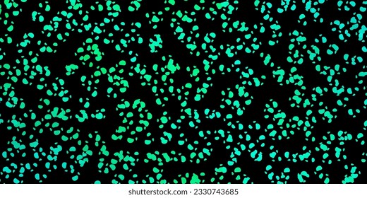 Dark green vector texture with memphis shapes. Colorful abstract forms with gradient in simple style. Elegant design for wallpaper set.