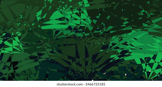 Dark Green vector texture with memphis shapes. Illustration with colorful shapes in abstract style. Smart design for your business.