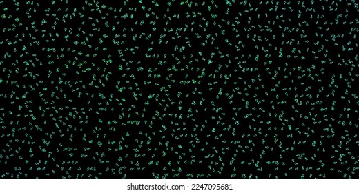 Dark Green vector texture with religion symbols. Retro design in abstract style with witchcraft forms. Simple base for your occult design.