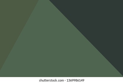 Dark Green vector triangle mosaic template. Colorful illustration in abstract style with gradient. Completely new design for your business.