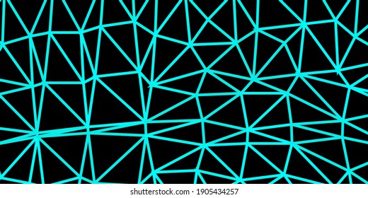 Dark green vector triangle mosaic wallpaper. Abstract illustration with elegant gradient triangles. Wallpaper for your web apps.