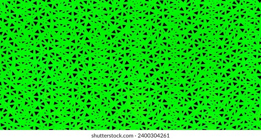 Plantilla de mosaico del triángulo del vector verde oscuro. Ilustración abstracta con triángulos de gradiente elegantes. Antecedentes para diseñadores web.