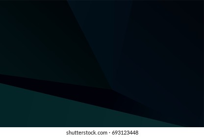 Dark Green vector triangle mosaic template. Colorful abstract illustration with gradient. The textured pattern can be used for background.
