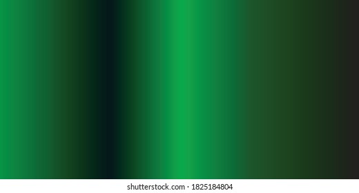 Fondo de gradiente vertical volumétrico verde oscuro con brillo y brillo.