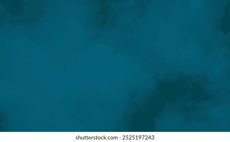 Dark green watercolor texture. Dark green and blue watercolor abstract background.	