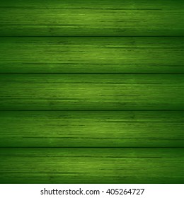 Dark green wooden planks texture. Vector illustration for your design