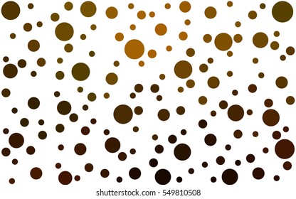 Dark Green Yellow abstract seamless pattern with circles. Geometry pattern for fabric. Textile background. Stock vector.