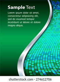 dark green yellow green Light Abstract Technology background computer graphic website internet and business. circuit. vector illustration. text box. Brochure. card. banner flyer magazine. Design label