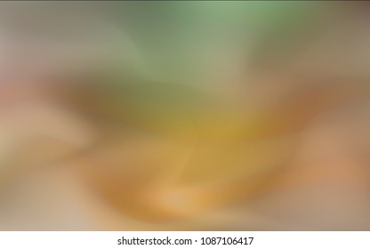 Dark Green, Yellow vector abstract blurred cover. Creative illustration in halftone style with gradient. The textured pattern can be used for background.