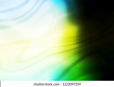 Dark Green, Yellow vector abstract bright pattern. A vague abstract illustration with gradient. The template can be used as a background of a cell phone.
