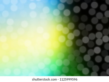 Dark Green, Yellow vector abstract template. Colorful abstract illustration with gradient. A completely new design for your business.