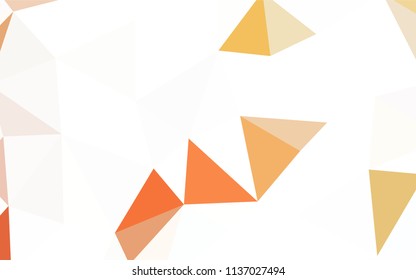 Dark Green, Yellow vector abstract mosaic pattern. Colorful abstract illustration with triangles. Pattern for a brand book's backdrop.