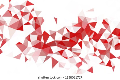 Dark Green, Yellow vector abstract mosaic background. A completely new color illustration in a polygonal style. Textured pattern for your backgrounds.