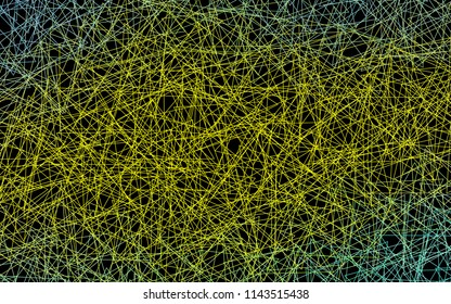 Dark Green, Yellow vector abstract colorful background, which consist of triangles. Pattern with colored triangles on white background.
