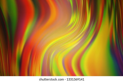 Dark Green, Yellow vector abstract bright pattern. Glitter abstract illustration with gradient design. Blurred design for your web site.