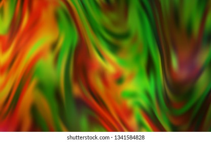 Dark Green, Yellow vector abstract layout. Colorful abstract illustration with gradient. Smart design for your work.