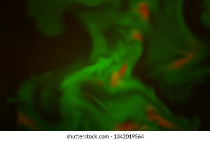 Dark Green, Yellow vector abstract blurred background. A completely new colored illustration in blur style. New style design for your brand book.