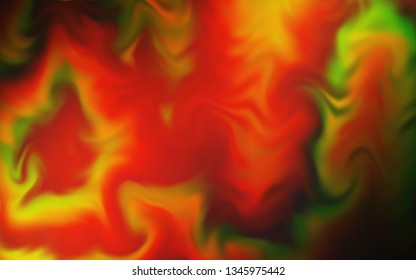 Dark Green, Yellow vector abstract layout. Colorful illustration in abstract style with gradient. Background for a cell phone.
