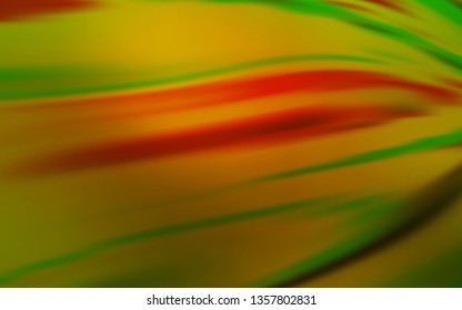 Dark Green, Yellow vector abstract bright template. An elegant bright illustration with gradient. Smart design for your work.