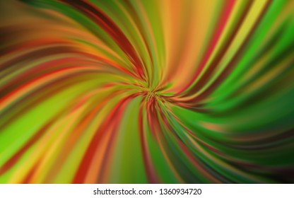 Dark Green, Yellow vector abstract bright template. Colorful illustration in abstract style with gradient. Elegant background for a brand book.