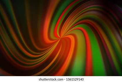 Dark Green, Yellow vector abstract blurred layout. Colorful illustration in abstract style with gradient. Completely new design for your business.
