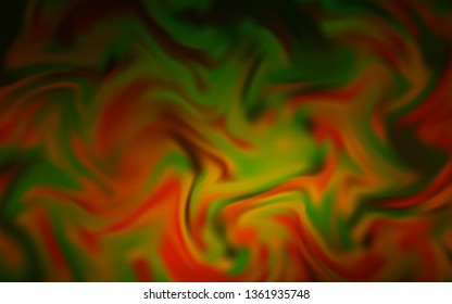 Dark Green, Yellow vector abstract bright template. Colorful abstract illustration with gradient. Completely new design for your business.