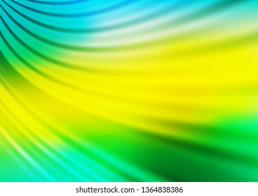 Dark Green, Yellow vector abstract bokeh pattern. Colorful illustration in abstract style with gradient. A completely new design for your business.
