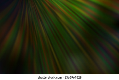 Dark Green, Yellow vector abstract blurred layout. An elegant bright illustration with gradient. Background for designs.