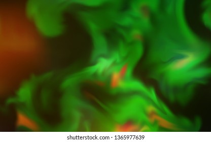 Dark Green, Yellow vector abstract blurred background. Modern abstract illustration with gradient. Blurred design for your web site.