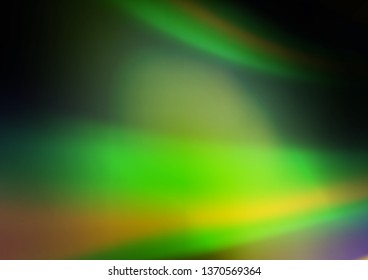 Dark Green, Yellow vector abstract background. An elegant bright illustration with gradient. The blurred design can be used for your web site.