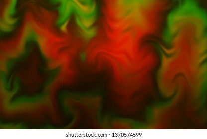 Dark Green, Yellow vector abstract blurred layout. Creative illustration in halftone style with gradient. New style design for your brand book.