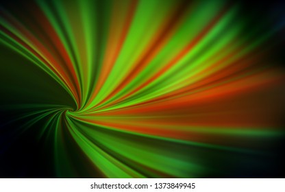 Dark Green, Yellow vector abstract blurred background. Glitter abstract illustration with gradient design. New design for your business.