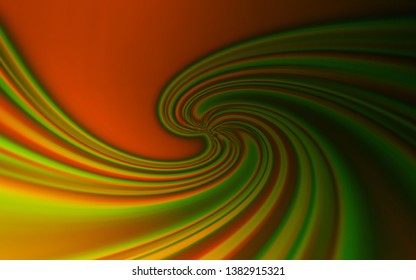 Dark Green, Yellow vector abstract bright texture. A completely new colored illustration in blur style. Blurred design for your web site.
