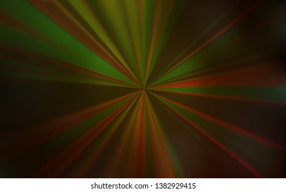 Dark Green, Yellow vector abstract blurred background. Colorful illustration in abstract style with gradient. New style design for your brand book.