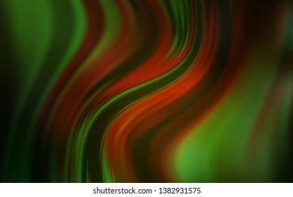 Dark Green, Yellow vector abstract layout. A completely new colored illustration in blur style. New design for your business.