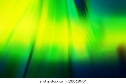 Dark Green, Yellow vector abstract bright texture. Creative illustration in halftone style with gradient. New way of your design.