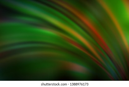Dark Green, Yellow vector abstract layout. An elegant bright illustration with gradient. Elegant background for a brand book.