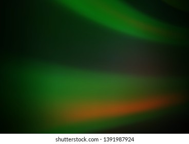 Dark Green, Yellow vector abstract blurred background. Modern geometrical abstract illustration with gradient. The background for your creative designs.