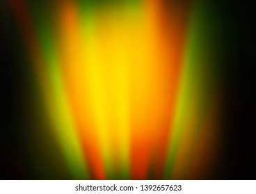 Dark Green, Yellow vector abstract template. Colorful abstract illustration with gradient. A completely new design for your business.