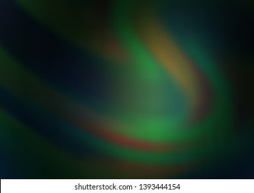 Dark Green, Yellow vector abstract bright template. Colorful abstract illustration with gradient. The best blurred design for your business.