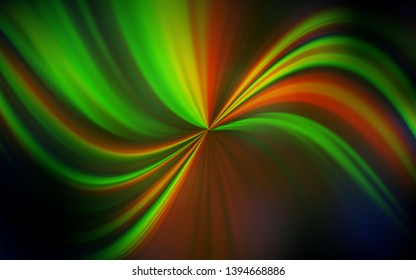 Dark Green, Yellow vector abstract blurred background. Shining colored illustration in smart style. Background for a cell phone.