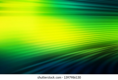 Dark Green, Yellow vector abstract bright template. Glitter abstract illustration with gradient design. The best blurred design for your business.