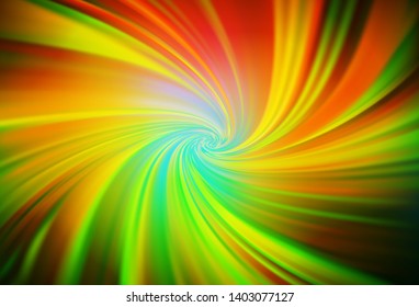 Dark Green, Yellow vector abstract blurred layout. Colorful abstract illustration with gradient. New way of your design.