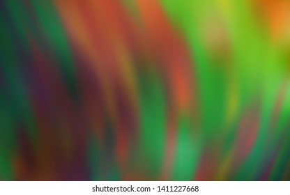 Dark Green, Yellow vector abstract blurred layout. Colorful abstract illustration with gradient. Smart design for your work.